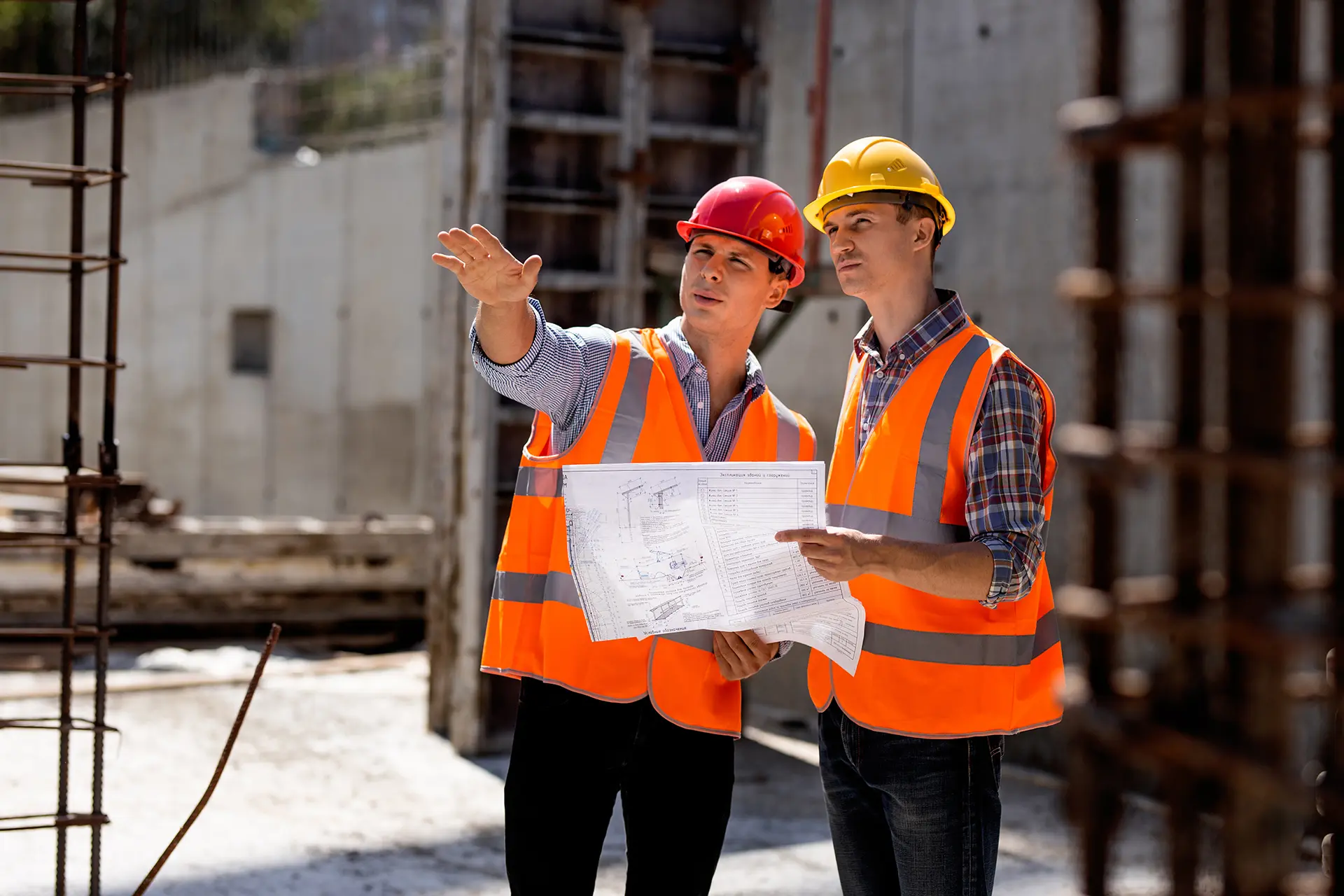 civil-engineer-construction-work-vests-hard-helmets